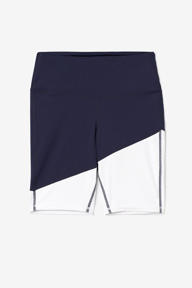 Fila Marley Bike Shorts Navy - Womens - 80152DBGJ